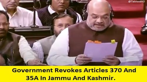 amit shah removie article 35a and 370 from jammu and kashmir