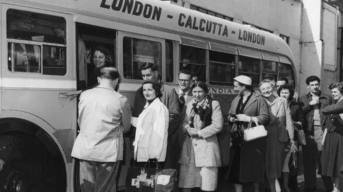 london to calcutta bus